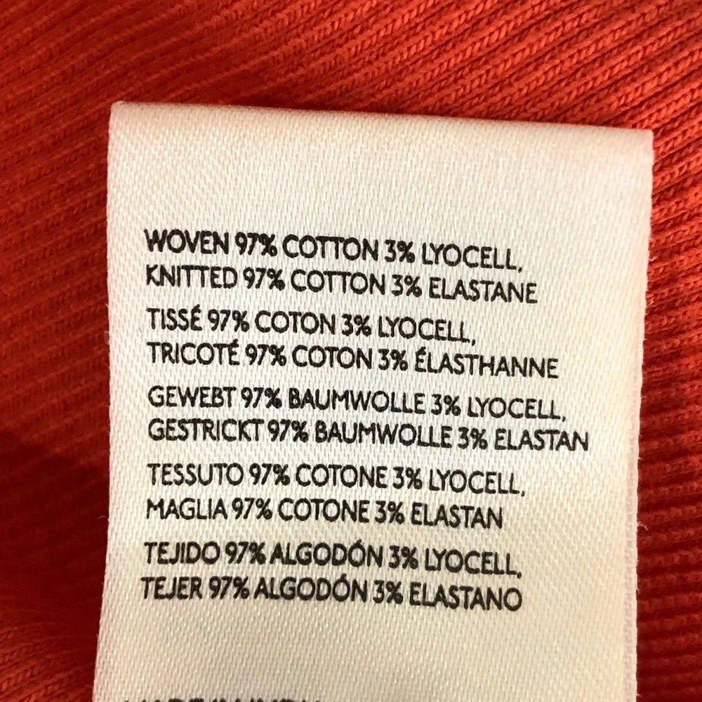 Anthropologie Pilcro Bella Henley Orange top - Picture 7 of 14